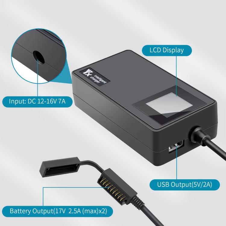 For DJI Air 3S /Air 3 YX Digital Display Car Charger Charge 2 Batteries At the Same Time, Car Charger For DJI Air 3S /Air 3 YX Digital Display Car Charger Charge 2 Batteries At the Same Time, Car Charger